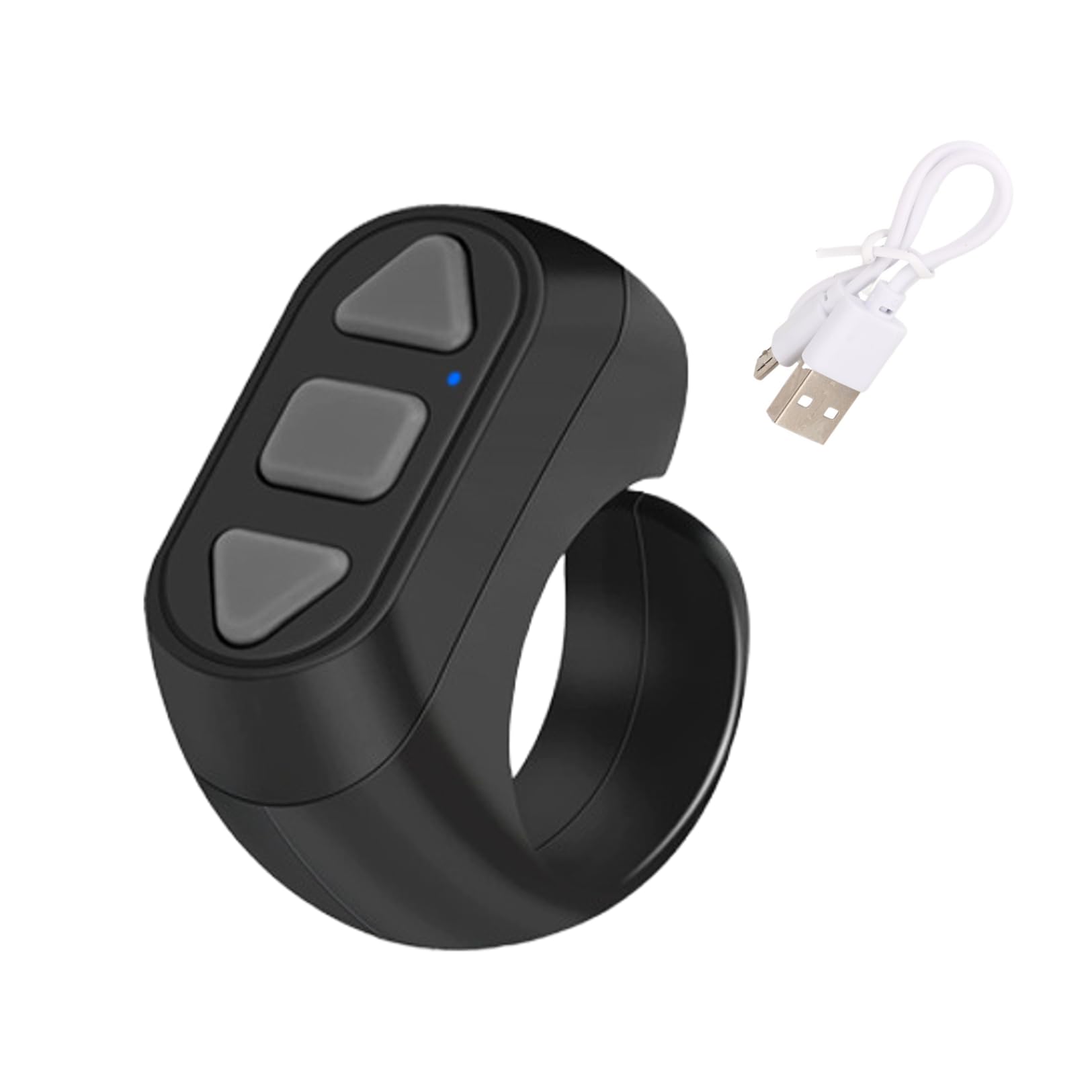 Bluetooth Remote Control App Page Turner per IOS, per Smartphone Android, Tablet, Anello di Scorrimento Alla Moda Fotocamera Remota Otturatore Remoto Pulsante Selfie (Rosa Bluetooth Remote Control App Page Turner per IOS, per Smartphone Android, Tablet, Anello di Scorrimento Alla Moda Fotocamera Remota Otturatore Remoto Pulsante Selfie (Rosa