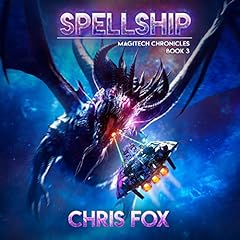 Spellship Audiolibro Por Chris Fox arte de portada