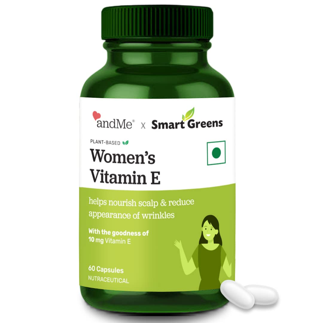 Andme Vitamin E Capsules | Skin Glow Supplements | 10 mg For Glowing Skin & Hair, reduces wrinkles | Face Brightening Capsule - Natural | Skin Supplement For Women | - 60 Tablets (B0BH45SMGF) Amazon Price History, Amazon Price Tracker