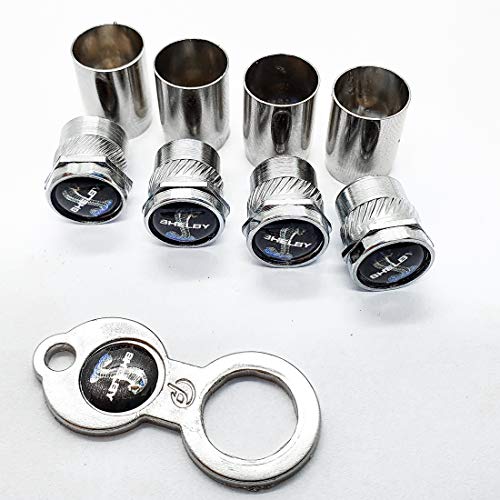 Tampa Bico Valvula Antifurto Capa Cromado - SHELBY COBRA 2