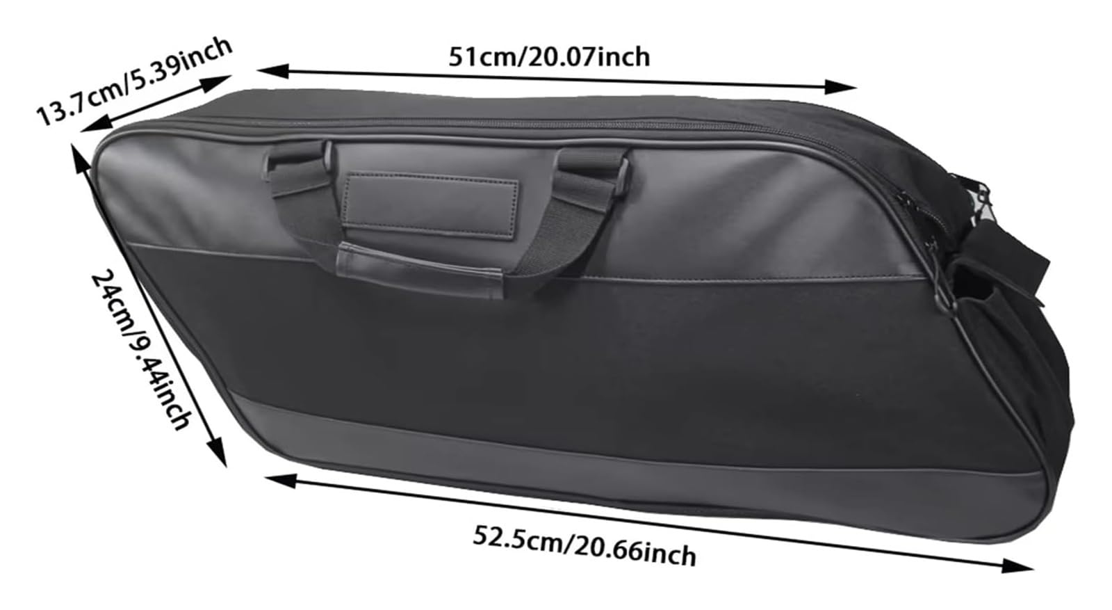 Moto Paraurti Borsa per Touring per Strada per King per Electra per Street per Glide per Ultra per Tour per FLTR Bagagli Portapacchi Imbottitura Sella Borsa(2 pc)