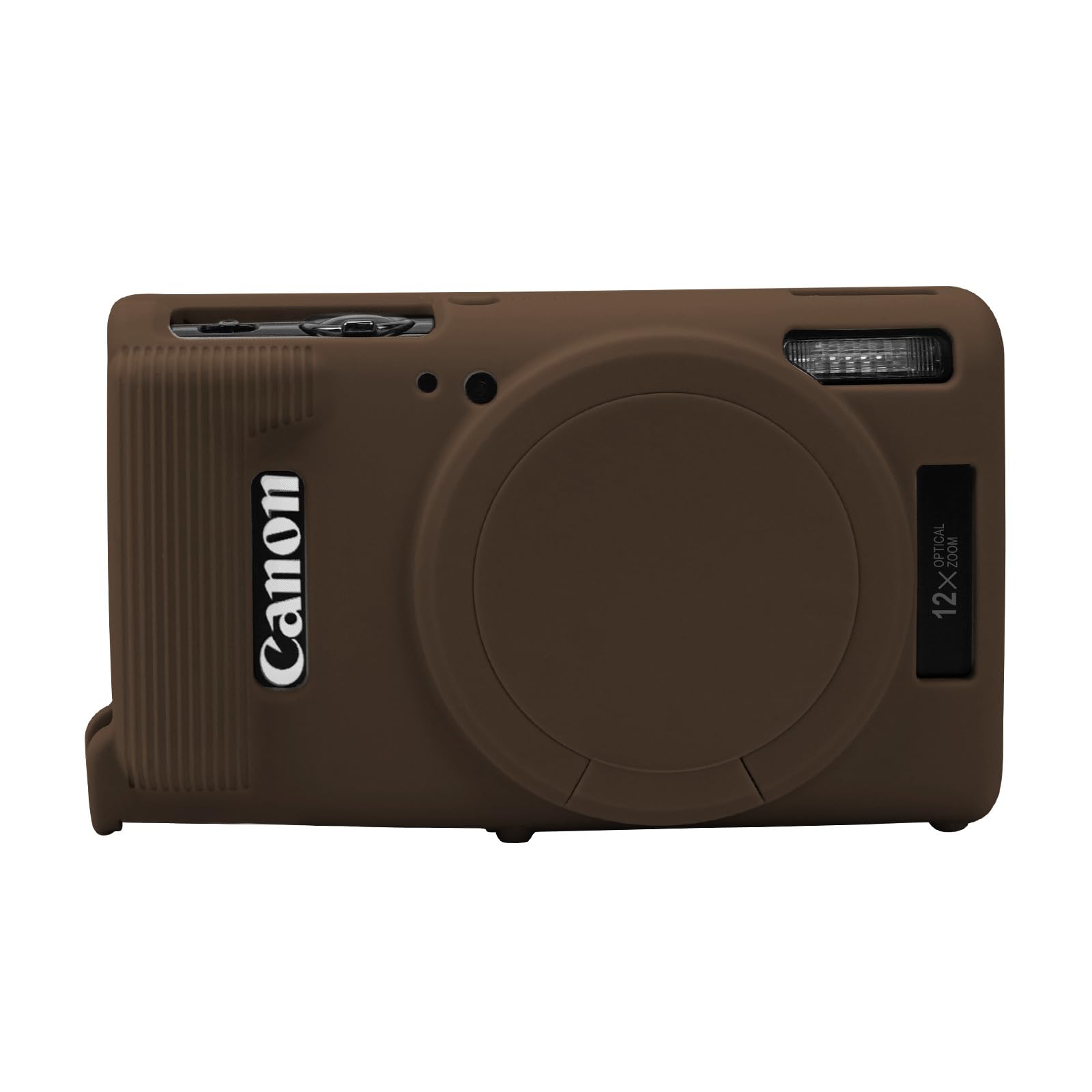 Case with Removable Lens Cap for Canon ELPH 360/IXUS 285 HS Camera, Brown