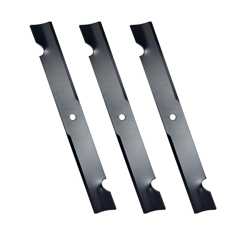 5101755S - 3 cuchillas de cortacésped para cubierta de 61 pulgadas, compatible con Scag A48111 481712 481708 482787 482879, para Ferris 5020842 5101755, para Snap per 17081 51081 555. 103300 5S,