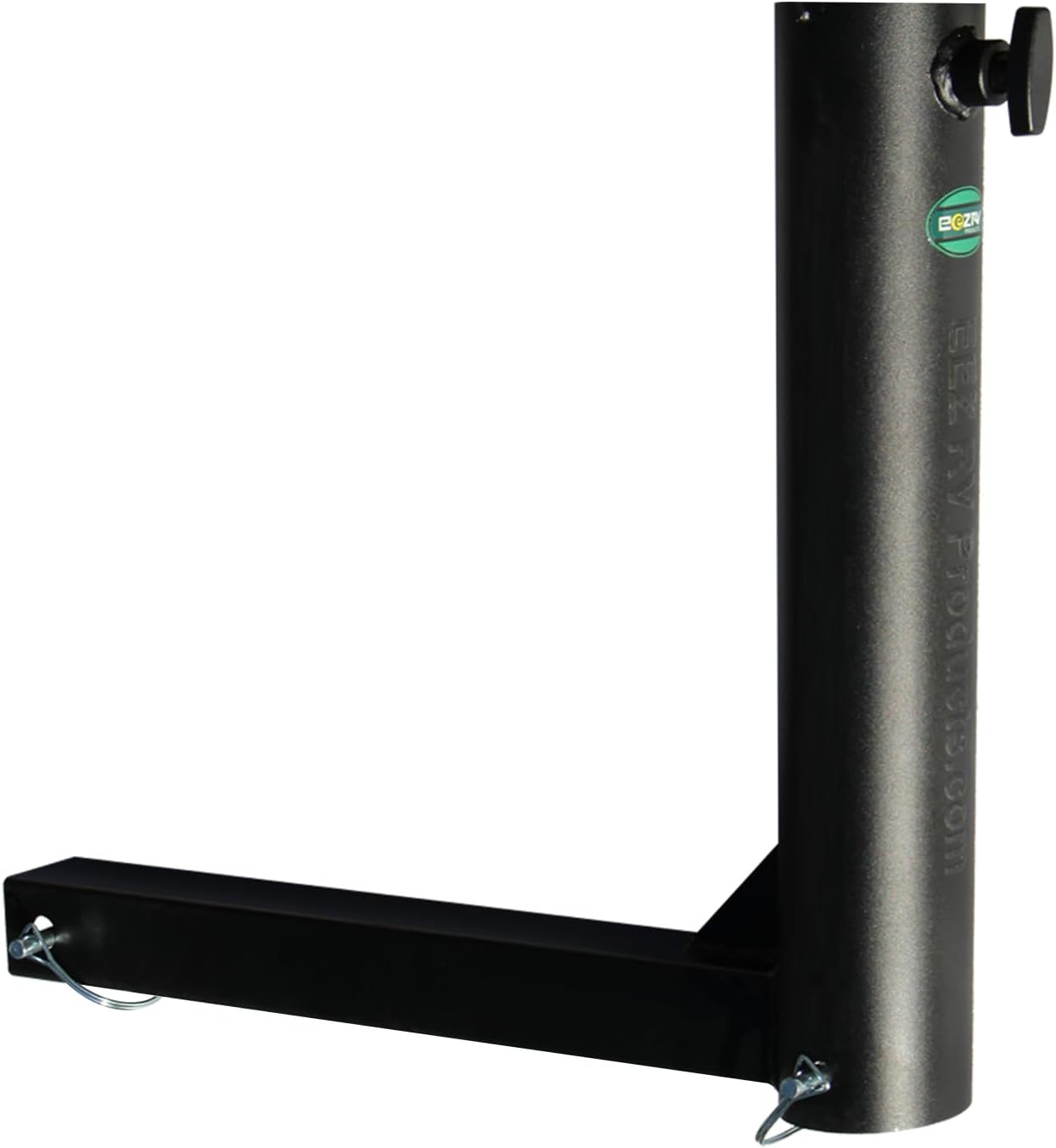 EEZ RV Products Hitch Mount Starlink Pole and Flagpole Holder - for Standard 2 Inch Hitch Receiver Hold up to 2.5 inch Pole Diameter