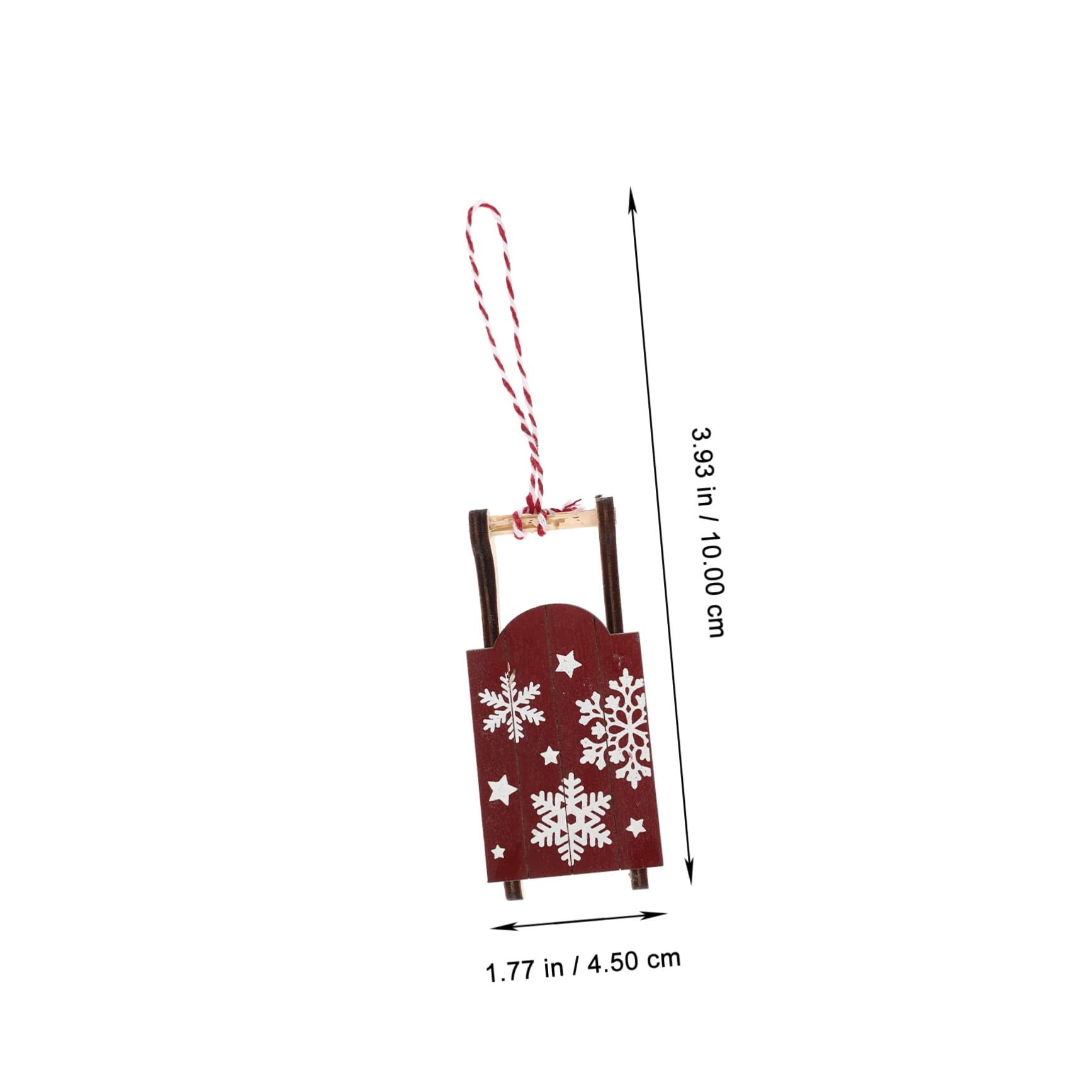 Alipis 5 Ensembles Décorations De Noël Fête De Noël Décorations De Maison Lumineuse pour La Maison Pendentif Suspendu De Ornement Suspendu De Sapin De Suspension De Fenêtre Bois