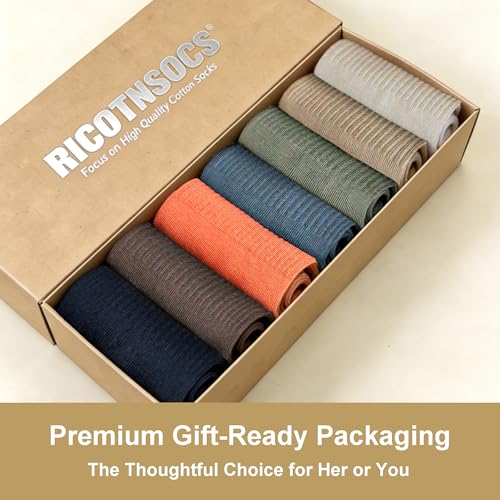 Image of Womens Cotton Anti-Pilling Quarter Crew Socks | Moisture-wicking, Odor-control, Lightweight, Office /gym, 7-pair, US 6-10