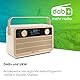 TechniSat Transita 120 tragbares DAB Radio (DAB+, UKW, 24 Stunden Akku, Aux In, Wecker, 2 Weckzeiten, Sleeptimer, Snooze-Funktion, Kopfhöreranschluss) beige
