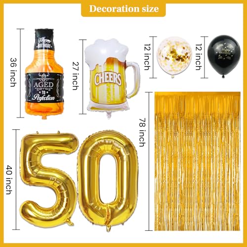 Kit Decoración Cumpleaños 50 Años 50% OFF - $8.44