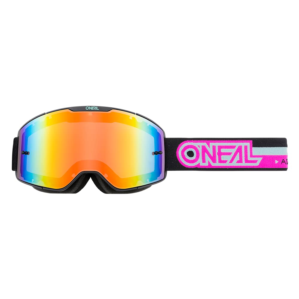 Gafas O'Neal B-30 Para Motocross - Lente Transparente Anti-fog Y Anti-rayaduras, Protección UV 100%