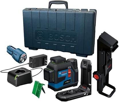 BOSCH PRO GLL330-42CGL 3.7V 360 Degree Green-Beam Three-Plane Leveling