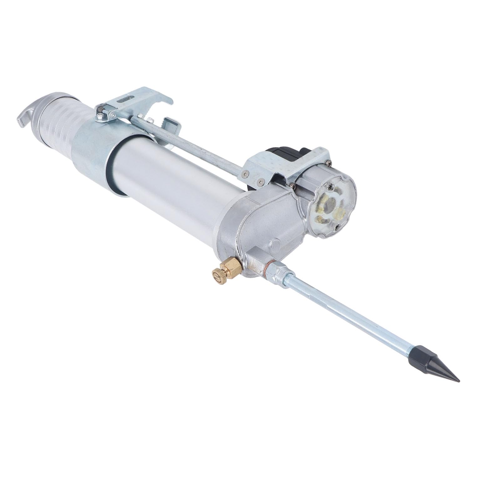 Fockety Adaptador de Taladro de Pistola de Grasa Eléctrica, Acoplador de Pistola de Grasa de Bloqueo 600CC 12000PSI con Manguera de Alta Presión, Accesorio de Bomba, Accesorios de