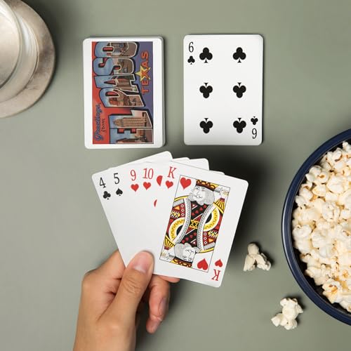 Baraja de Poker Greetings from El Paso, Texas miniatura 2