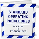 UniKeep Industrial Standard Operating Procedures (SOP) Storage Case with Metal Binder Rings