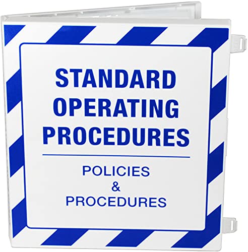 UniKeep Industrial Standard Operating Procedures (SOP) Storage Case with Metal Binder Rings