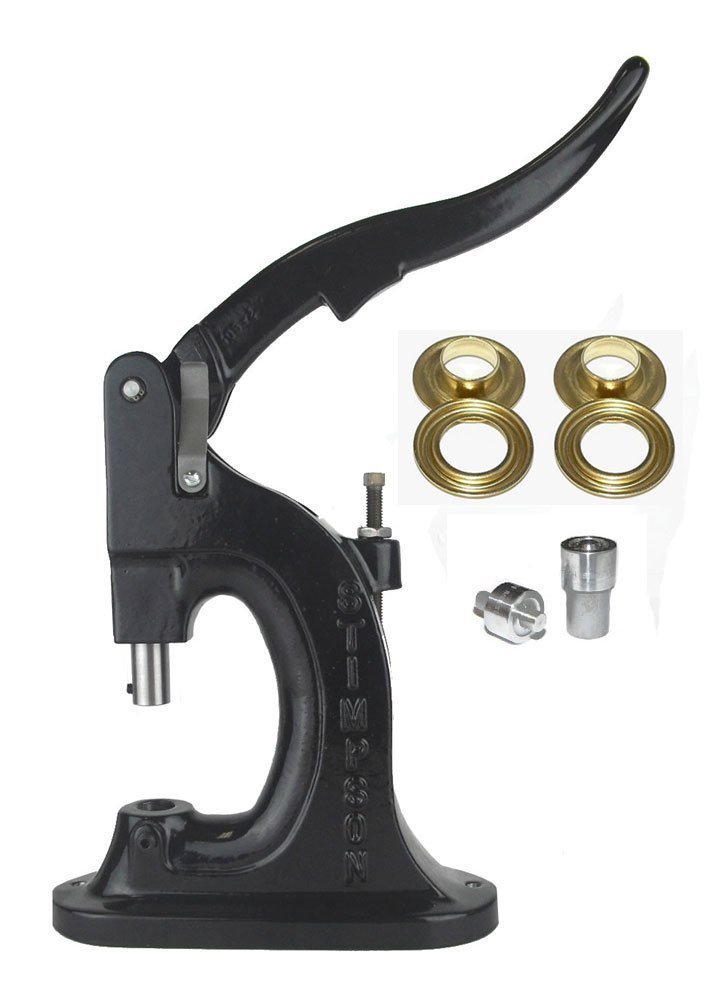 Stimpson 405 Grommet Machine Complete Kit Includes - #1 5/16'' Brass Stimpson Grommets Qty 500 & #1 5/16'' Die Set