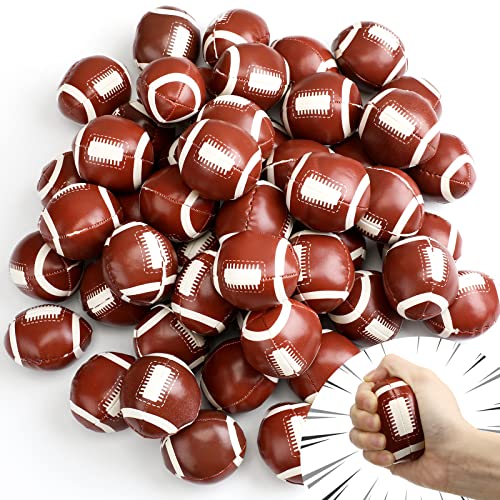 50 Pcs Mini Soft Foam Footballs 2 Inch Football In Bulk Sports Themed Football Toys Anxiety Relief Football Stress Ball For Little Teens Football Party Decorations Favors Supplies Stocking Stuffers #TOP23