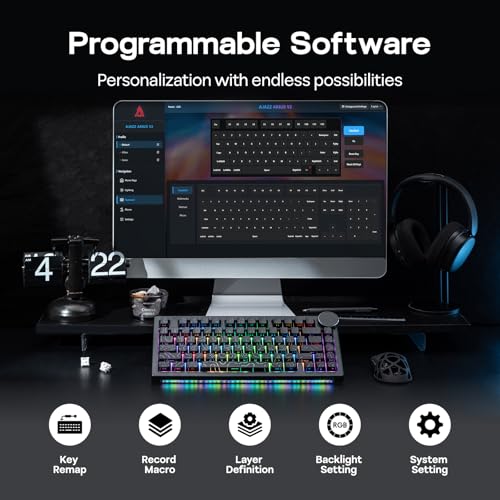 Clavier Gaming 75% Hot-Swap avec Switch Thocky Gasket