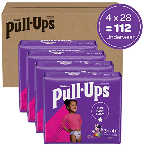 Pull-Ups Girls' Potty Training Pants, 3T-4T (32-40 lbs), 112 Count - Image 3