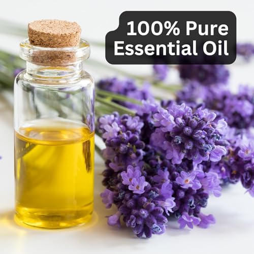 Image of Aroma Treasures Lavender French Essential Oil | 100% Pure & Natural Theraputic Essential oil for healthy Skin, body, Aromatherapy - 10ml