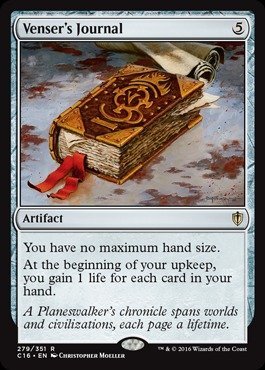 Magic The Gathering - Venser39;s Journal (279/351) - Commander 2016