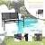 Shintenchi 4 Pieces Patio Furniture Set All Weather Textile Fabric Outdoor Conversation Set, with Glass Coffee Table, Loveseat, 2 Single Chairs for Home, Garden, Lawn, Porch?Black?