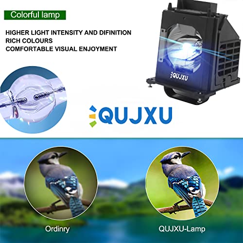QUJXU for 915B403001 Mitsubishi Replacement lamp WD-60735 WD-60737 WD-73737 WD-73C9 WD-65C9 WD-65735 WD-73735 DLP TV Replacemet Lamp - Thumbnail 2