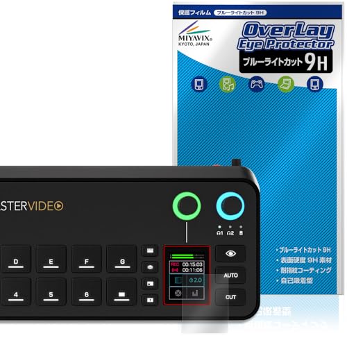 �~���r�b�N�X RODECaster Video �^�b�`�X�N���[�� �Ή� �ی� �t�B���� ���d�x 9H �u���[���C�g�J�b�g PET�� ���{��