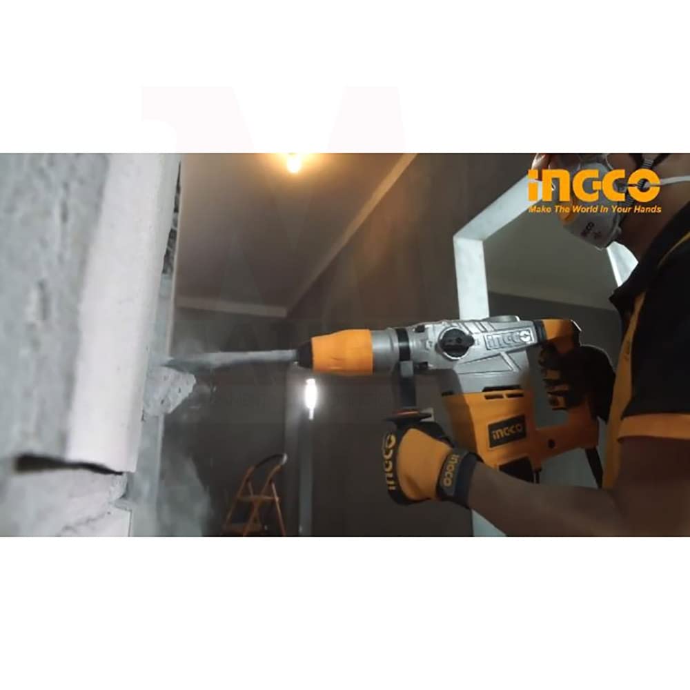 Martillo rotatorio 1600 W sds max con maletín Ingco Rh16008