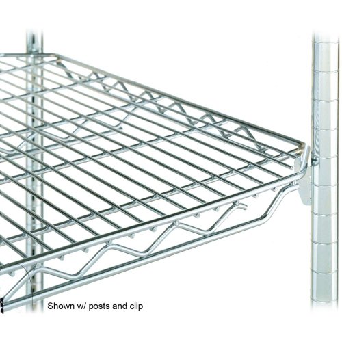 Metro qwikSLOT 21 x 36" Brite Finish Wire Shelf Home & Kitchen