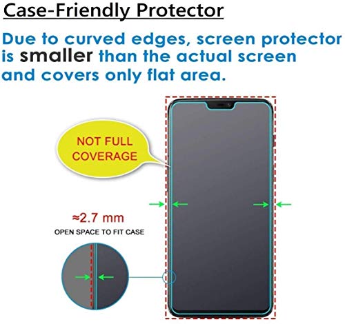 Image of Anti Glare Matte Finish Anti-Fingerprint Tempered Glass Screen Protector for mi redmi Note 5 pro (Transparent) Full Screen Coverage (Except Edges)