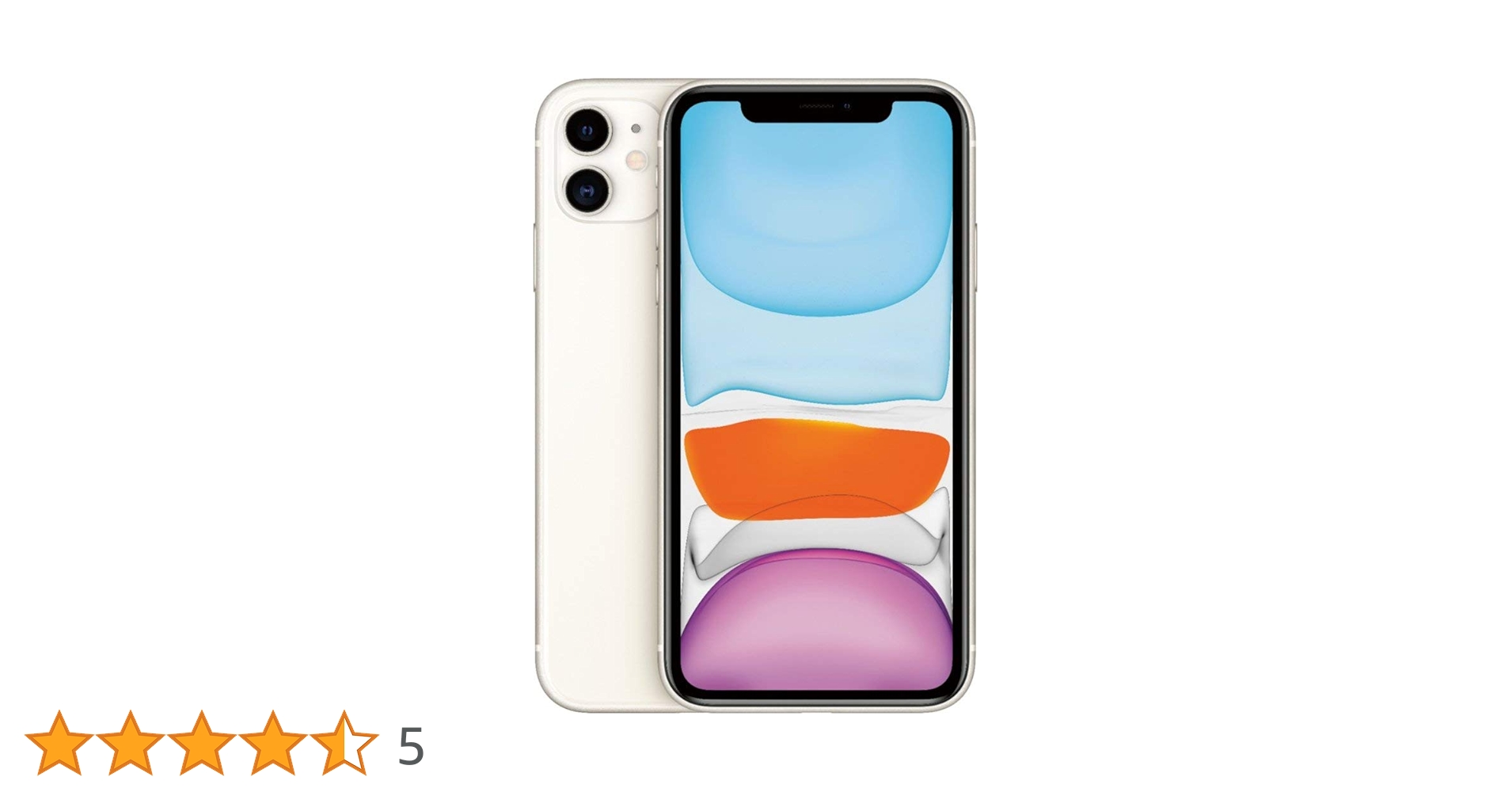 Apple iPhone11 ホワイト 大容量の256GB iPhone 11 256GB - Unlocked - 6.1‑inch - White (Renewed