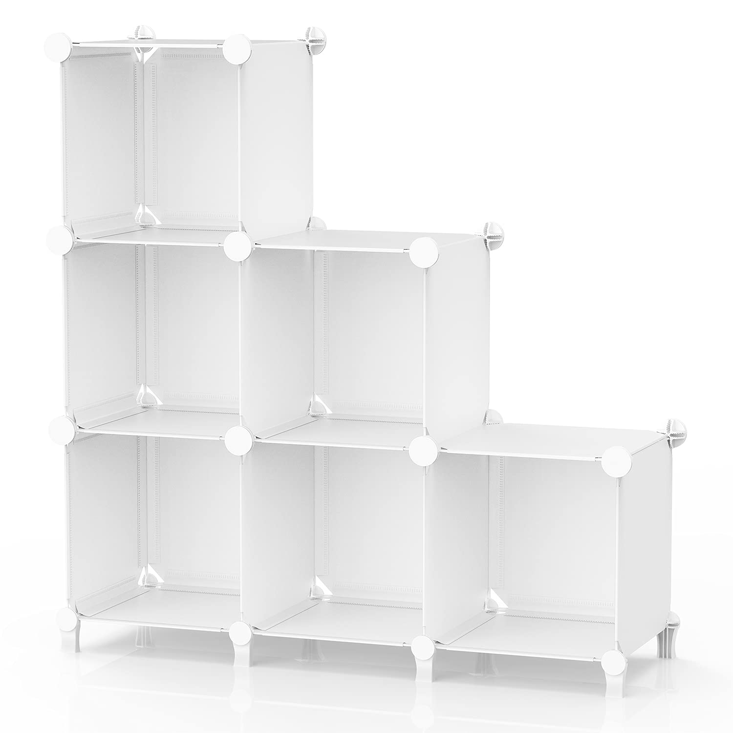 Buy Anenz 3 Cubes Storage, Shelves Closet Organizer Storage DIY Plastic
