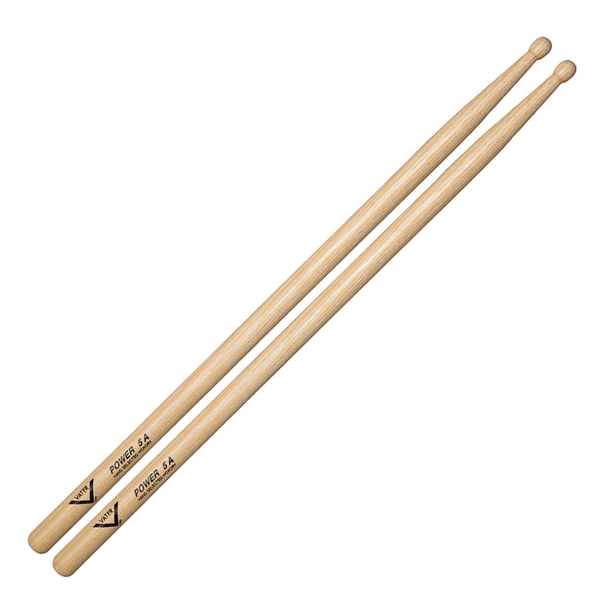 Vater Power 5A - Bacchette per batteria in legno, 4 paia