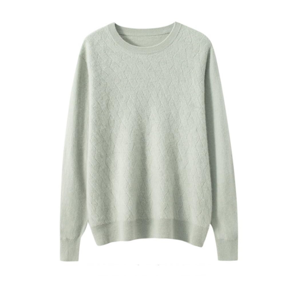 Pull en cachemire col rond homme douceur tricotée laine style décontracté chic