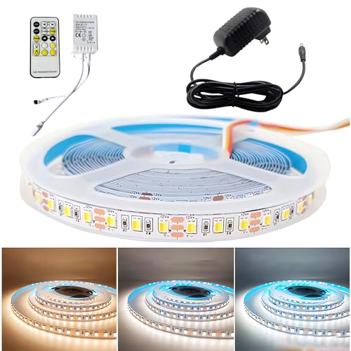 Tira de LED Dimmable 32.8ft Blanco JARBIH miniatura 1