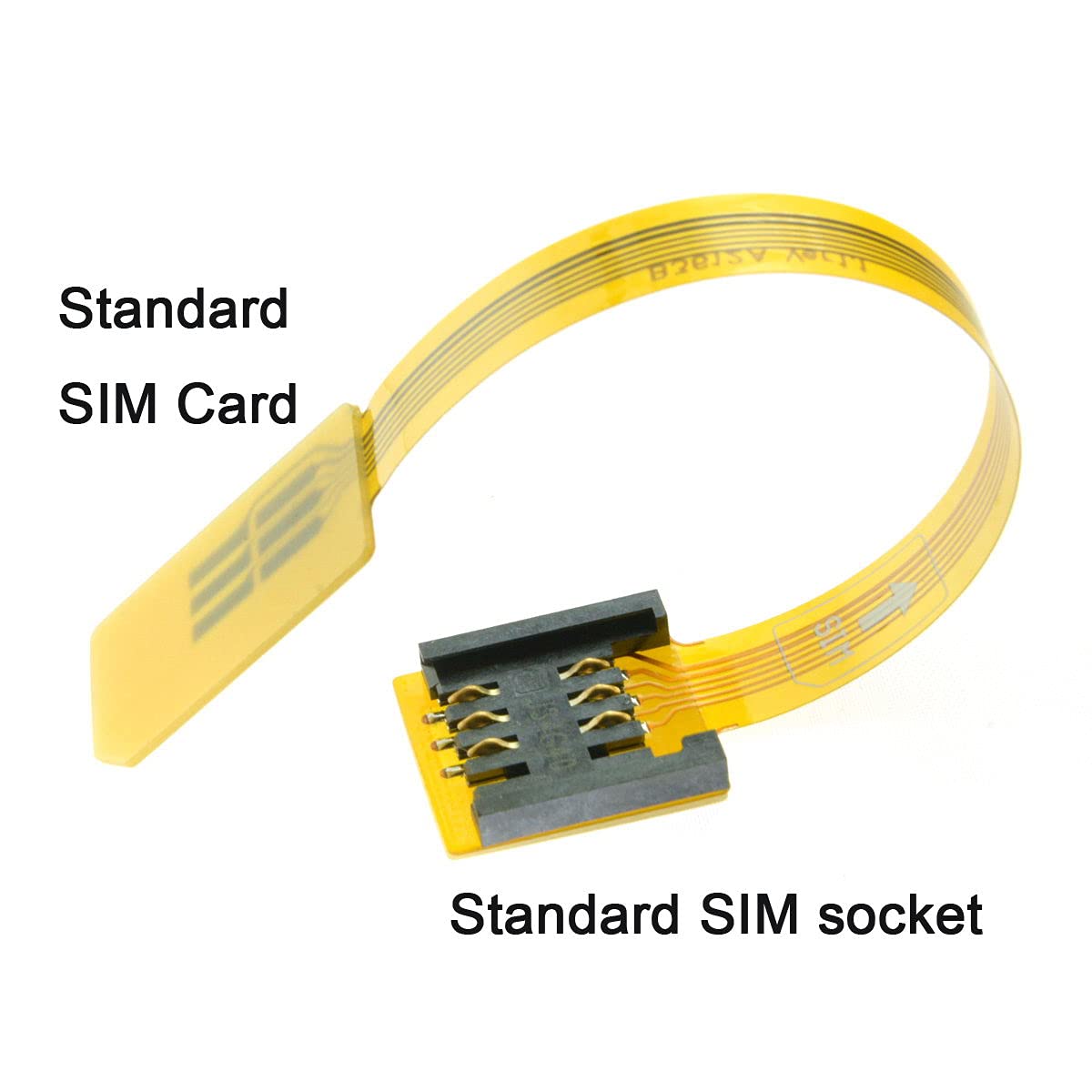 Chenyang GSM CDMA Standard UIM SIM Card Kit maschio a femmina estensione cavo piatto FPC Extender 10 cm
