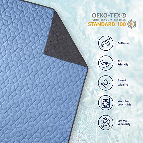 Sleep Zone Cooling Blanket For Hot Sleepers Twin Size thumb #6