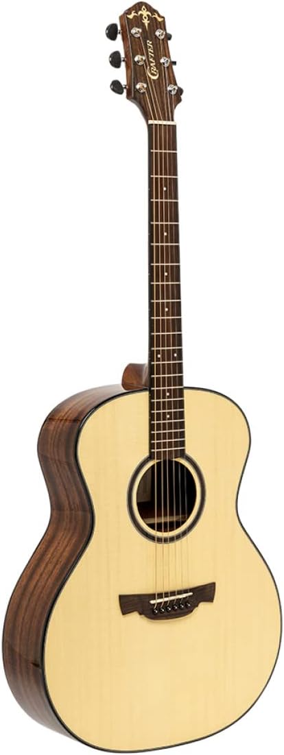 Crafter Guitars 6 String Acoustic Guitar, Right, Natural (ABLE T600 N)