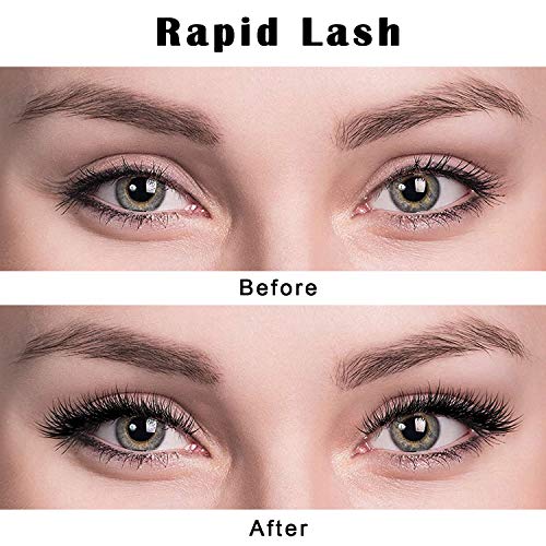 Eyelash Growth Serum, Natural Booster Lash and Eyebrow Enhancer for Longer & Thicker Rapid Lash and Brow