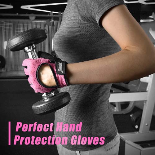 Fitself Fitnesshandschoenen voor dames en heren, ademende gewichtheffen, trainingshandschoenen voor sport, gym… - Image 5