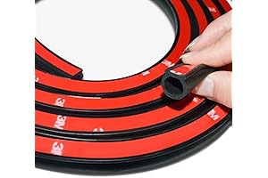 4m 160'' p-shape Automotive Sealing WeaStrip to Keep Out Weather, Noise, and Cold