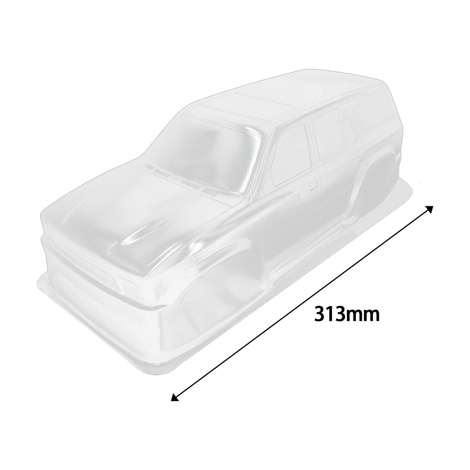 Piezas de actualización de carrocería de camión RC Resistente al desgaste Fácil de instalar Ligero Accesorios a escala 1/10 Carcasa de carrocería