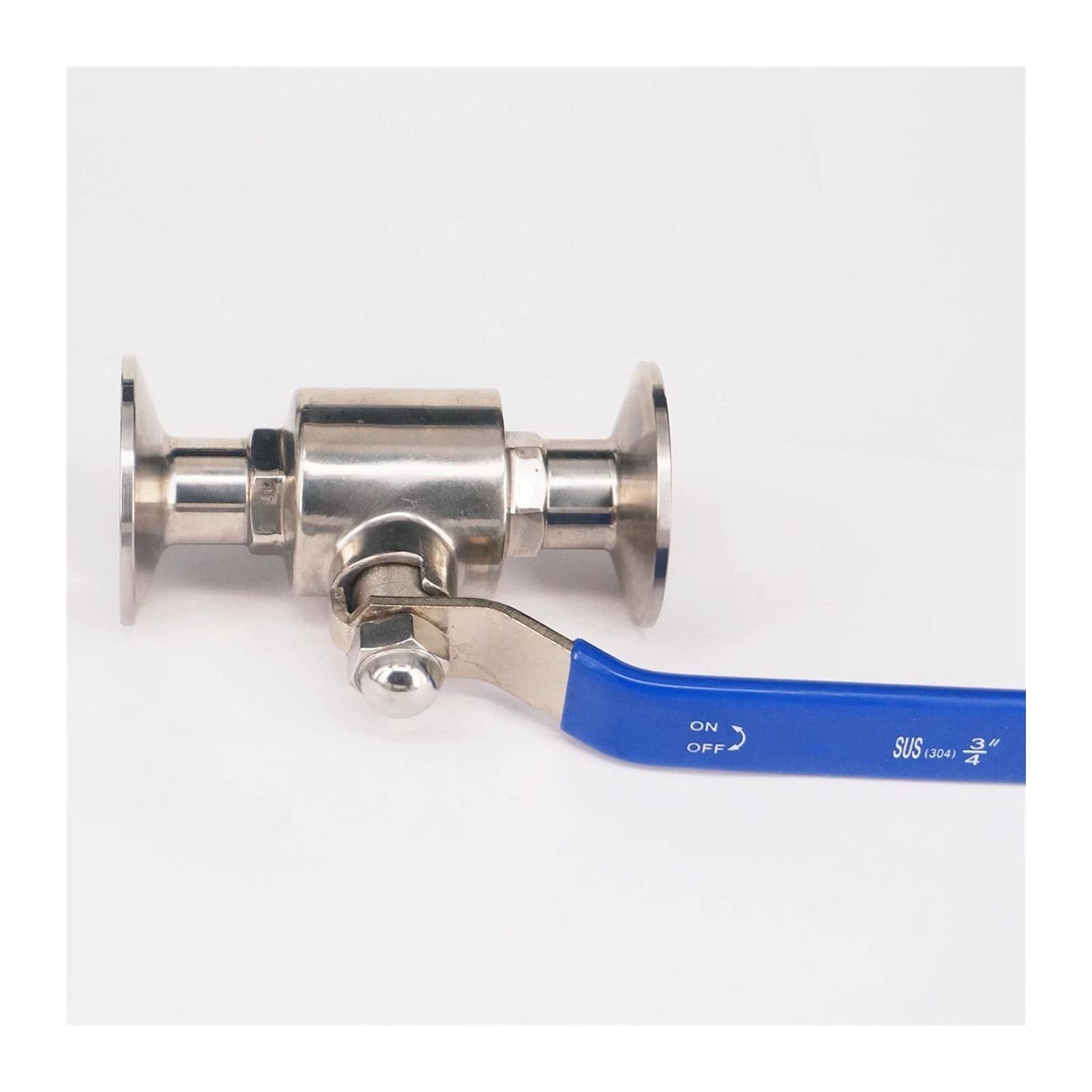 VSPPJYFG 3/4inch 19mm SS304 Stainless Steel Ball Valve 1.5inch Tri Clamp Ferrule Type