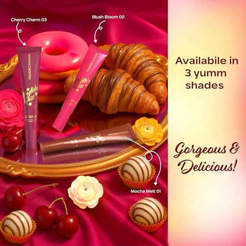 Image of FACES CANADA Peptide Gloss Lip Balm - Mocha Melt 01, 10 ml | Tinted Lip Balm | Deeply Nourishing | Lightweight | Soft & Smooth Finish | Overnight Lip Treatment | With Butters & Hyaluronic Acid Infused