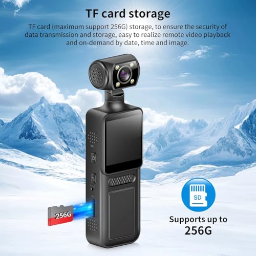 Cámara de acción 4K portátil para documentar tus viajes y rutas deportivas con WiFi de 64 GB 3
