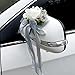 Baoblaze Encajes de Flores de Seda para Nupcias Adornos de Coches -...