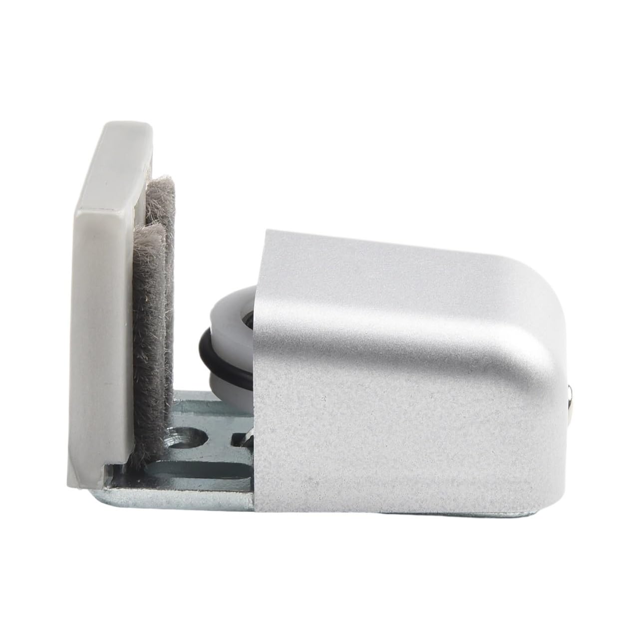 Barn Door Floor Guide Roller, Adjustable Swing Stop for Sliding Bottom Stay, Wall Mount Hardware for Closet and Interior Tracks