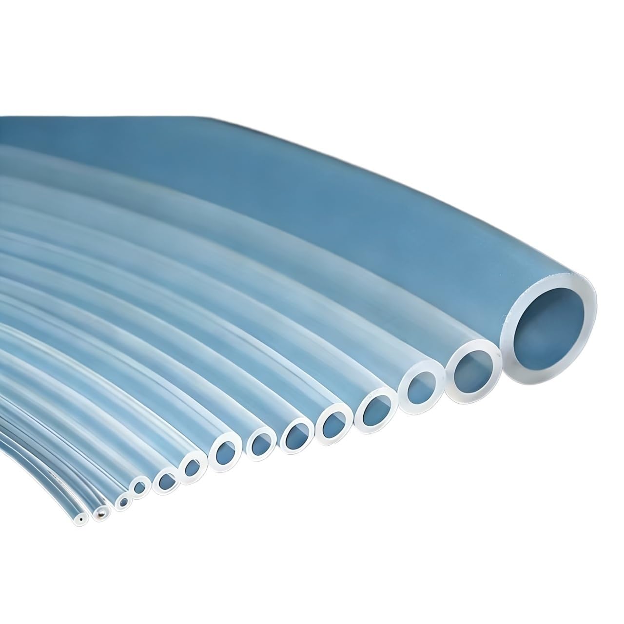 Tyfghdxf 20M Rubber Tubing 1Pcs 1- Silicone Rubber Pipe Transparent Water Hose Aquarium Pump Hosing Flexible Nontoxic Tube Hose(,Id 12Mm X Od 14Mm)