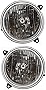 Garage-Pro Headlight Assembly Compatible with 2003-2004 Jeep Liberty, Set of 2, Driver and Passenger Side