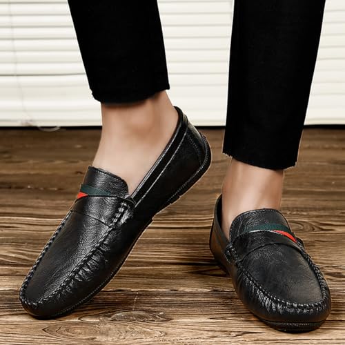 Mens Loafers Comfortable Slip-on Walking Shoes Nonslip Casual Suitable for Daily Leisure and Outdoor Walking4